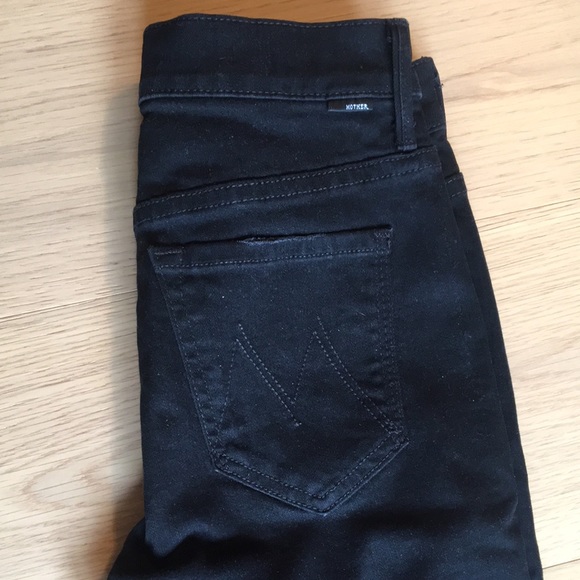 MOTHER 25 black THE STUNNER Zip Ankle Step Fray I’m Not Guilty wash. Almost new! - Picture 8 of 10